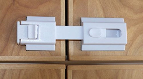 The Guardian Refrigerator Lock for Home Appliances, Black - Used for Infants and Special Needs Children