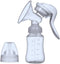 Generic Manual Breast Pump with Adjustable Suction - BPA-Free Silicone Hand Pump for