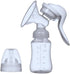 Generic Manual Breast Pump with Adjustable Suction - BPA-Free Silicone Hand Pump for