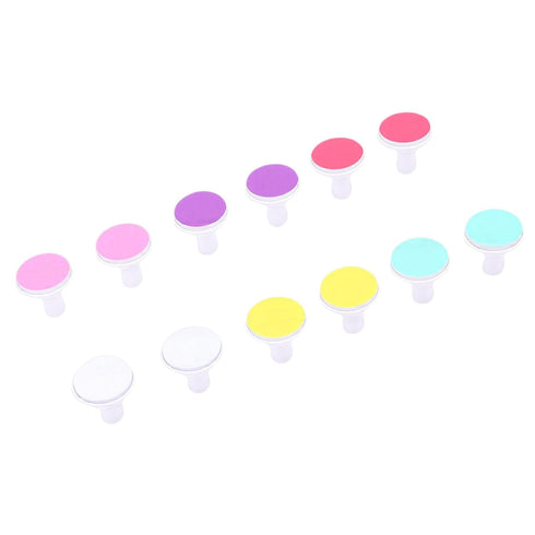 Generic 12 Trimming, 1 12 Baby Nail Grinder Heads, Replacement Pads, Color Coded Pads for Age Specific Use, ABS