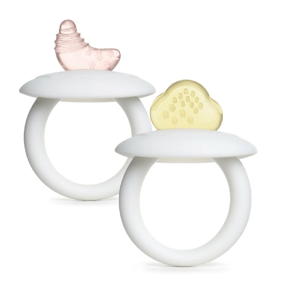 BumbleBee Soft Silicone Teething Toys Set, Easy to Hold Toy for Baby