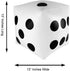 Super Z Outlet 13 inch Giant Inflatable Dice - Toys for Pool Games and Outdoor Beach Party