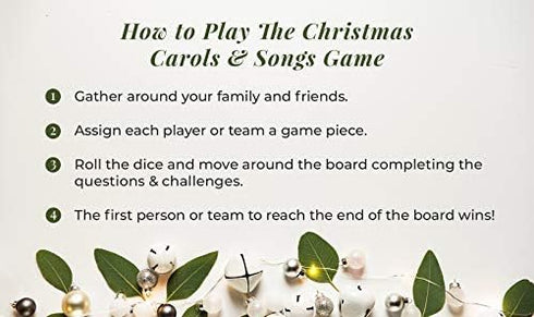 Anton Publications Christmas Carols & Song Game - Includes the Best and and Most Popular Carols and Songs in one Great