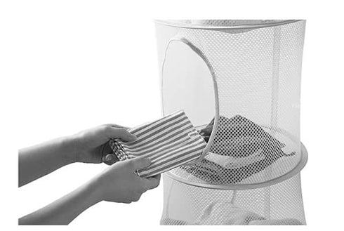DODXIAOBEUL 2 4 2 Hooks,43.5 x12 4 Pcs Tier Foldable Hanging Mesh Storage Basket with Space Saving Toy Organizer
