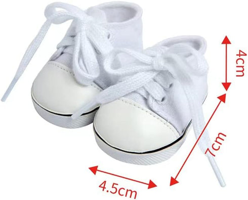 YIJING 18 Inch 18 inch Doll Accessories,Five Pair America Doll's Shoes,Suitable for Doll,Best Gift for Girl