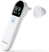 Digital Thermometer for Adults and Kids, Accurate Ear and Forehead Temperature Readings, Touchless with Large LED