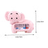 LIFKOME 2 Piece Cartoon Elephant Bath Thermometer - Safe Water Measurement for Kids
