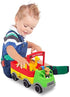 5 Kiddieland Dinosaur Safari Truck with Lights Sounds and Roaring Dinos Free-Wheeling Pretend Play Vehicle