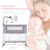 Pack Projection,Pack Baby Crib Mobile for and Play,Bassinet Mobile with Music,Rotation,Nursy Lights,Natural