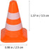 STOBOK 7pcs Traffic Cone - Miniature Traffic Signs Toys for Kids, DIY Traffic Roadblock Educational Toys