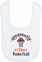 ChalkTalkSPORTS Basketball Baby & Infant Bibs | Soft Microfiber Basketball Bibs