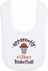 ChalkTalkSPORTS Basketball Baby & Infant Bibs | Soft Microfiber Basketball Bibs