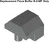 THOMAS & FRIENDS Replacement Part for Wooden Railway Expansion Clackety Track Pack - HDX06 ~ Buffer B-2-MF Gray