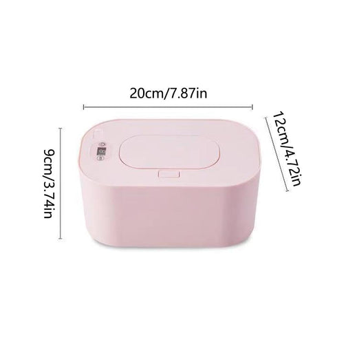 Generic Baby Wipe Warmer, Portable Large Capacity Wipes Warmer Dispenser with LED Display,Adjustable Baby Wet Wipes