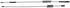 2 Pcs Black Metal RC Antenna, Decoration Accessory Parts for RC Crawler Car