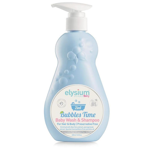 Organic Baby Shampoo and Body Wash - Tear-Free, Vegan, Non-Toxic, Hypoallergenic with