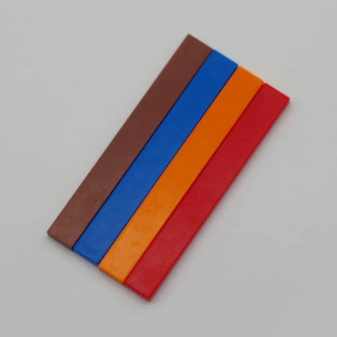 Classic Tiles Block Bulk, Brown Tiles 1x8, Building Tiles Flat 100 Piece, Compatible with Lego Parts and Pieces: 1x8 Brown Tiles(Color:Brown)