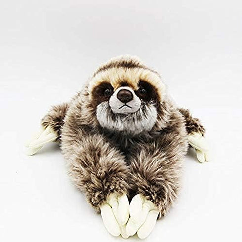 Cute Realistic Three Toed Sloth Plush Toy - 12.5 Inch Stuffed Animal