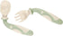 PandaEar Baby Bendable Spoons and Forks Set, 6 Pack Self-Feeding Utensils for Kids