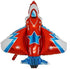 42" Fighter Jet Airplane Balloons - Cartoon Flying Party Birthday Foil Balloon Decor for Kids
