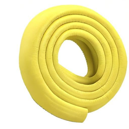 M2cbridge L Shape Extra Thick Furniture Table Edge Protectors, Foam Baby Safety Bumper Guard, 6.5 Ft, Yellow