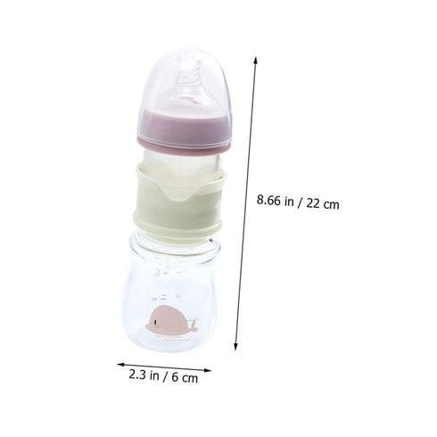 Versatile Wide Mouth Milk Powder Bottle for Home and Travel Feeding