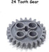 16PCS MOC Technical Gears Pack Compatible with Standard Building Block Assortment Kit (8/16/24/40 Tooth Gear)