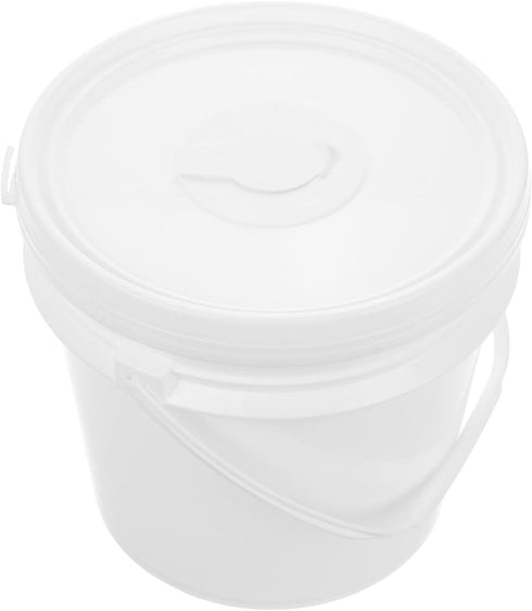 Zerodeko Refillable Wipes Dispenser Bucket Flushable Adult Bathroom Wipes Holder Handles Bucket