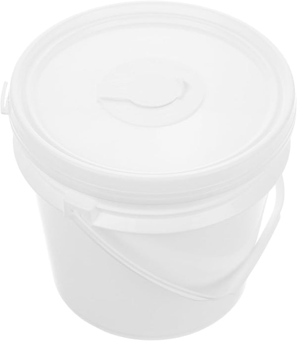Zerodeko Refillable Wipes Dispenser Bucket Flushable Adult Bathroom Wipes Holder Handles Bucket