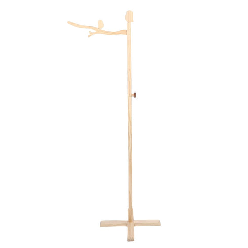 Hamwesh 56 Inch, Floor Standing Crib Mobile Arm, Wooden Baby Crib Mobile Holder, for DIY, with Stable Support
