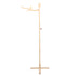 Hamwesh 56 Inch, Floor Standing Crib Mobile Arm, Wooden Baby Crib Mobile Holder, for DIY, with Stable Support