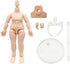 niannyyhouse DOD Doll Action Figures Body - 10cm for 1/12 BJD Dolls Head (Normal White-Standard Package A)