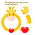 SHARE&CARE BPA Free Silicone Giraffe Baby Teether Toy with Storage Case, for 3 Months and Above