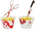 Halloween Cupcake Toppers & Wrappers, Horror Cake Decoration, Bloodstain Cake Knife, 12 Sets (24pcs)