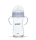 YWY 4 Packs Bottle Handles Baby Feeding Transitional Baby Feeding Nursing Bottle Holders Easy Grip Standard Plastic