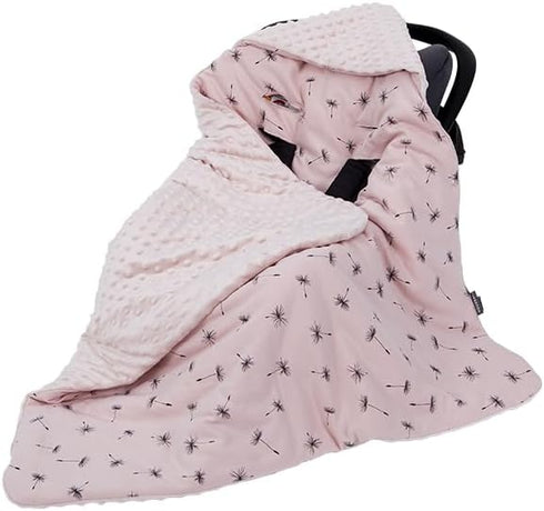 HOUSBAY Baby Blanket Newborn Blanket with Hooded Windproof Go Outside Warm Portable