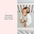 (2-Pack) Newton Baby Fitted Crib Sheet - Ultra Breathable and Soft, Organic Cotton, Fits All Standard Cribs, Plain