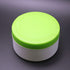 Green Plastic Portable Baby Skin Care After-Bath Powder Puff Case, Talcum Powder Container with Sifter