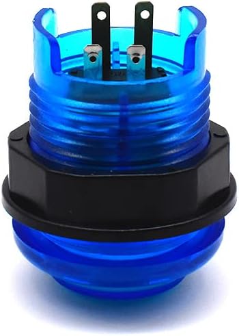 6 Pcs/Lot 28mm Arcade LED Push Buttons, Illuminated Player 1P 2P Coin Start Select for Arcade Machine