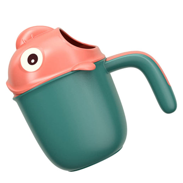 Pineeseatile Baby Bath Rinser Baby Bath Rinse Cup Cute Cartoon Fish Infant Shampoo