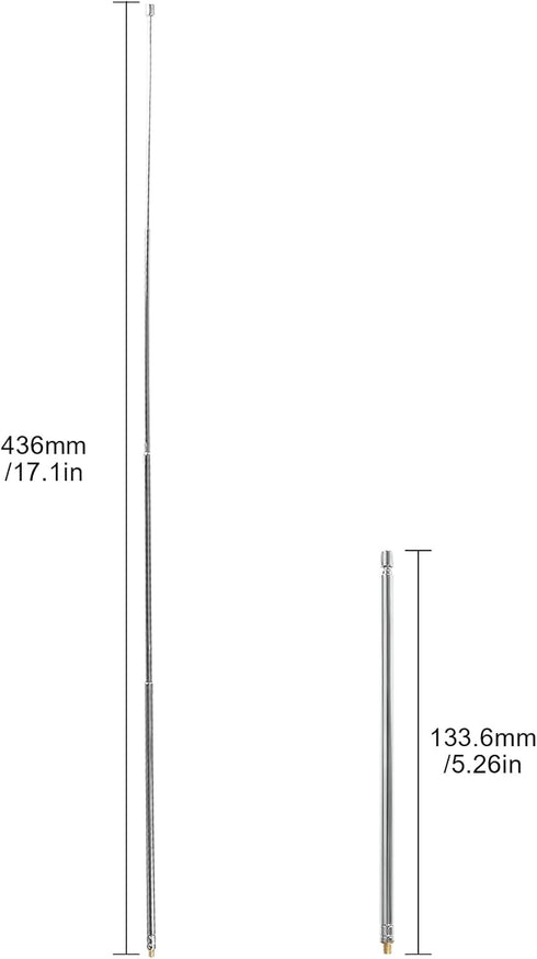 Toy Telescopic Antenna, 4 Sections Antenna for Remote Control Accessory, Children's Electric Ride-On Toys Replacement