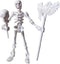 QWZFirst T13 Skeleton Action Figure, Movable Articulated Human Skeleton, 5.12-in Action Figure Wearing