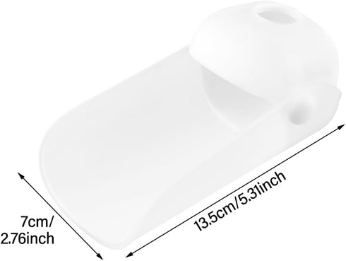 Kakalote Faucet Extender for Toddlers, Sink Extenders for Bathroom Sink, Kitchen, Bathtub(White)