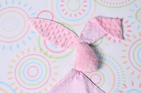Plush Bunny Baby Security Blanket for Infants