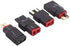 2Pair No Wires T Plug Male Female Adapter, Wireless Connector for RC FPV Drone Car Lipo NiMH Battery Charger ESC