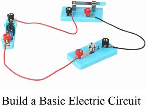 Kids Electricity Circuit Learning Kit, STEM Physics Science Electric Lab Experiments for Series and Parallel Circuit