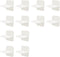 Quxddy 12-Pack No-Drill Heavy Duty Furniture Anchors, Adhesive Anti-Tip Wall Straps and Mounting