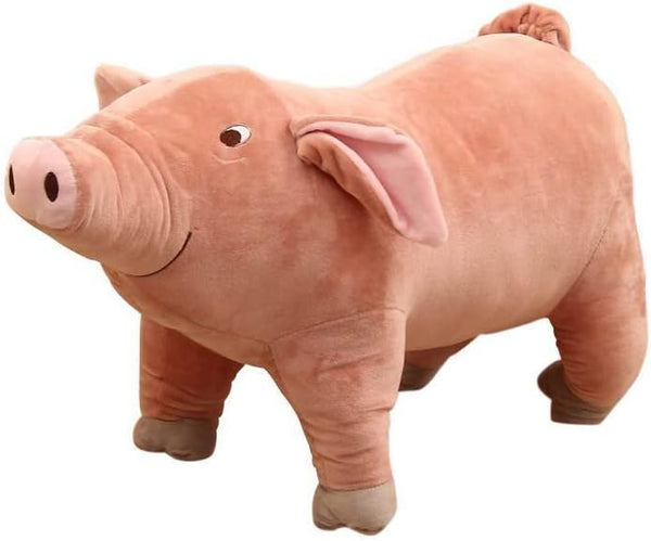 CHELEI2019 15.7" Pink Pig Stuffed Animal, Piggy Plush Toy Hugging Pillow for Kids