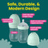 9oz, 2-Hole Pack 2 Shimi Baby Formula Bottles Refillable Formula Pods, Easy-to-Use Ultra-Durable Tritan Baby Bottles
