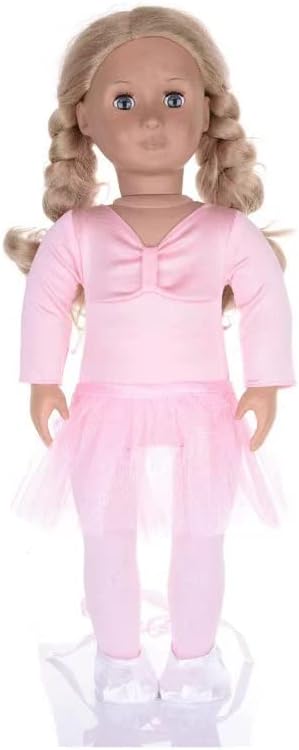 5pcs Ballet Ballerina Outfits for 18" Doll - Dance Dress Accessories Set for American OG Girl Doll Gifts